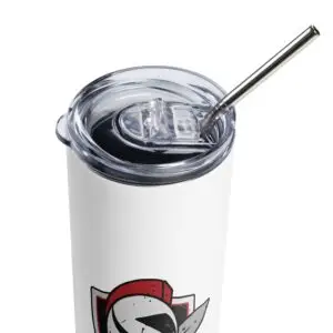 Stainless Steel Tumbler with Growth Mode Logo
