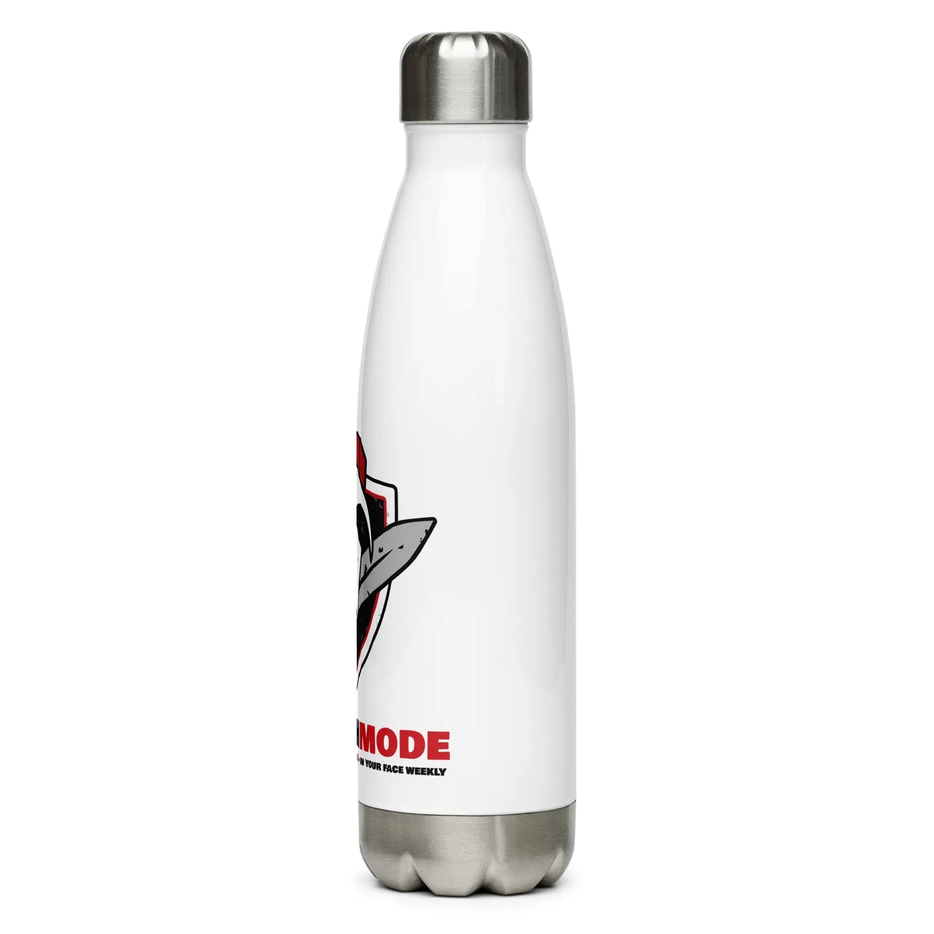 Stainless Steel Water Bottle with Growth Mode Logo - Image 3