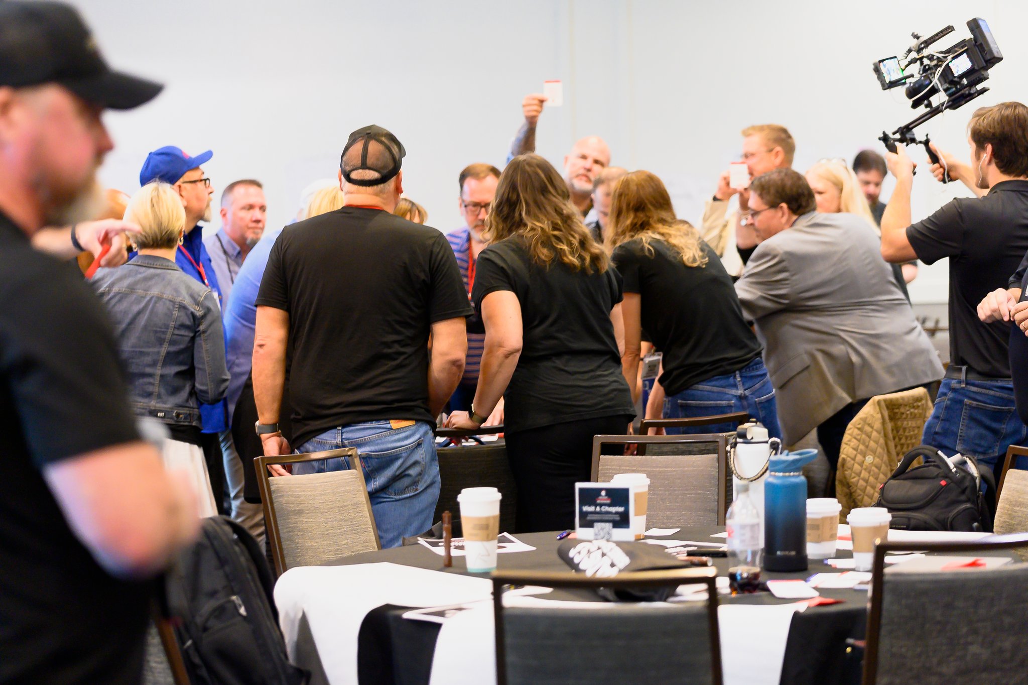 This is what moving people through the circles actually looks like.